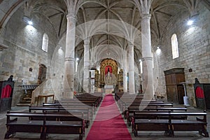 interior of the parish church of the locality of freixo de espada ÃÂ  cinta.  Portugal photo